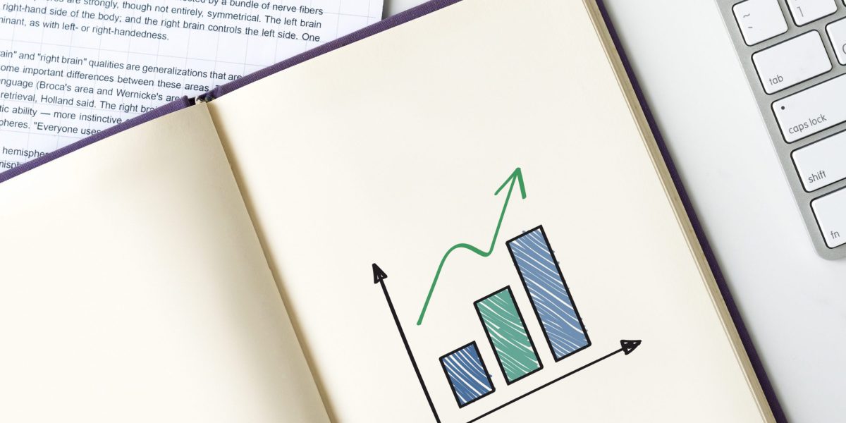 S-curve predicting growth with charts